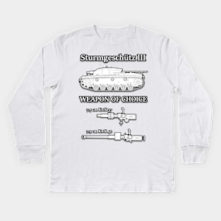 Sturmgeschutz III Kids Long Sleeve T-Shirt